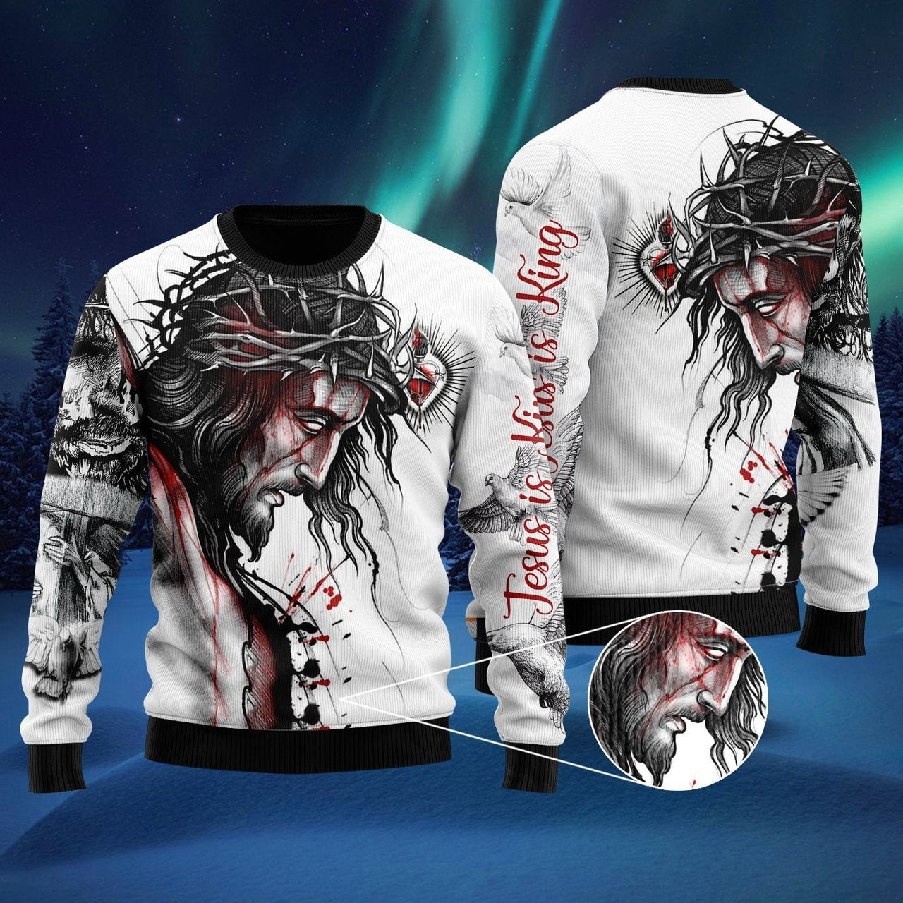 Jesus Catholic Ugly Christmas Sweater