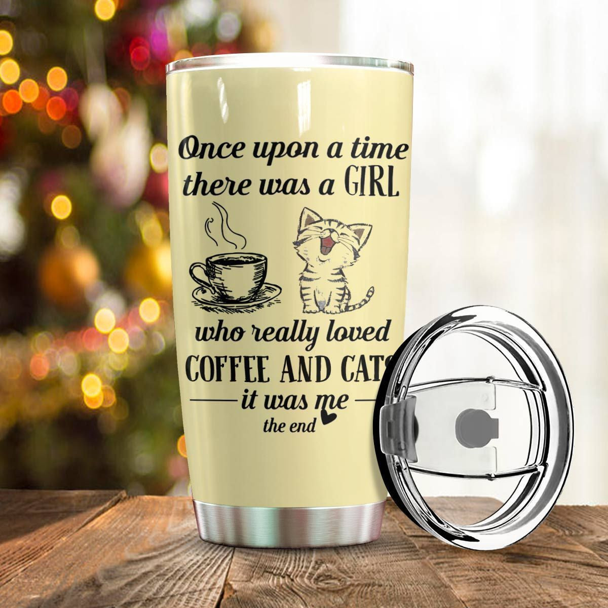 A Girl Who Really Loves Cats Tumbler