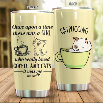 A Girl Who Really Loves Cats Tumbler