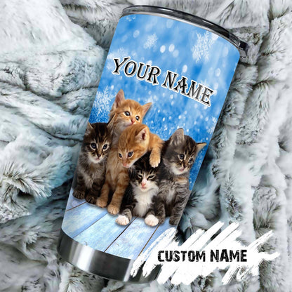 Admit It Life Would Be Boring Without Me Cat Personalized Tumbler 1