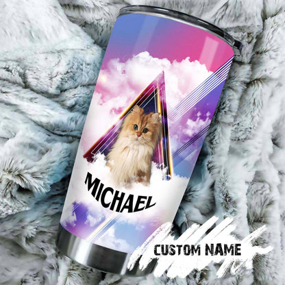All I Need Is Love And A Cat Or Two Or Five Personalized Tumbler 1