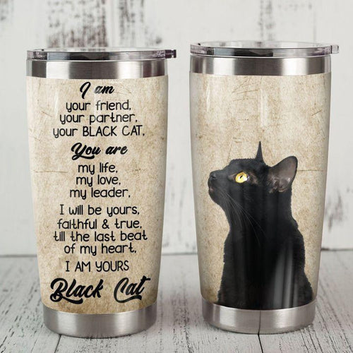 Black Cat You Are My Life My Love Tumbler