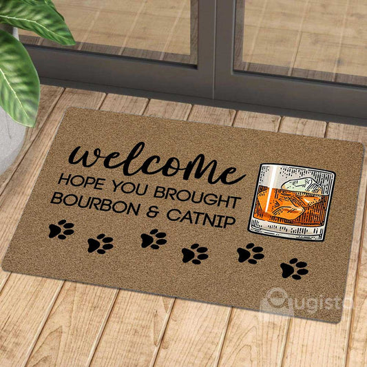 Brought Bourbon And Catnip 01 Doormat