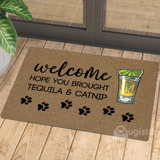 Brought Tequila And Catnip 01 Doormat