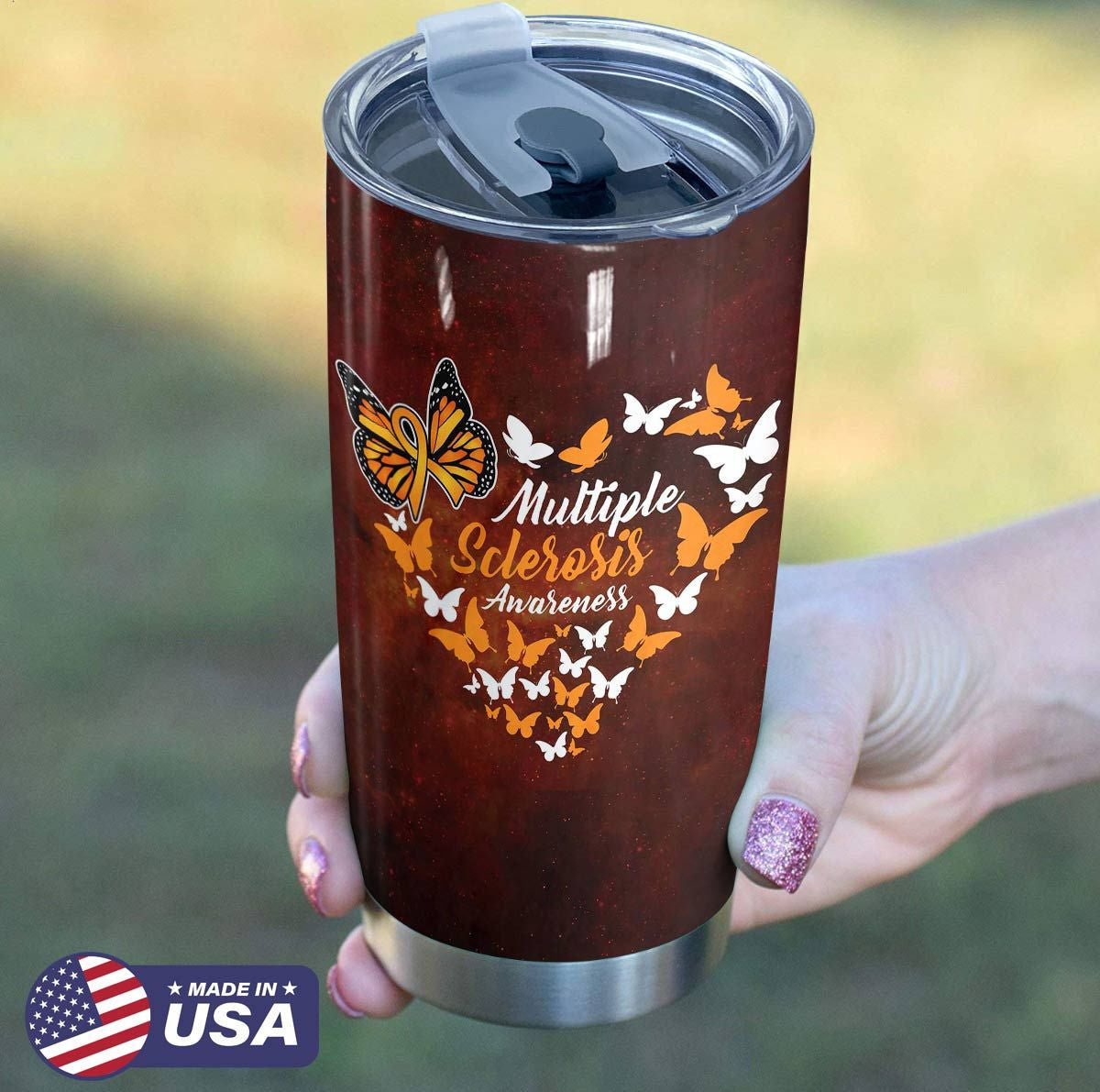 Butterfly Dreamcatcher Tumbler 1