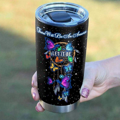 Butterfly Hippie Dream Catcher Tumbler 1
