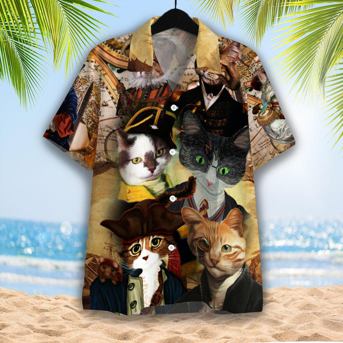 Captain Cats Hawaiian Shirt 3