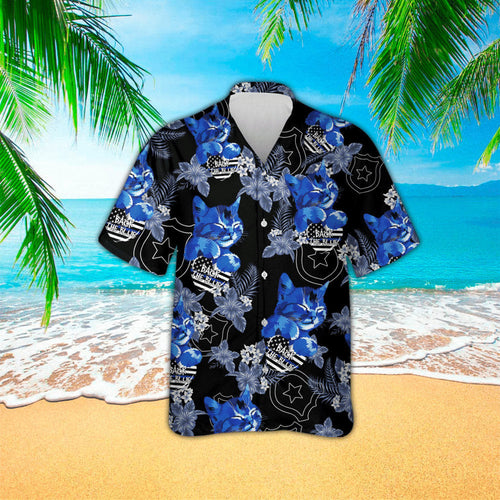 Cat Back The Blue Hawaiian Shirt