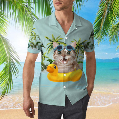Cat Beach Time Hawaiian Shirt 2