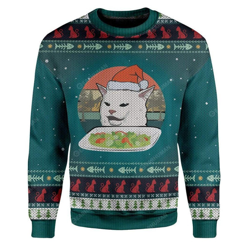 Cat Custom Sweater Apparel Dolerstore Ugly Sweater