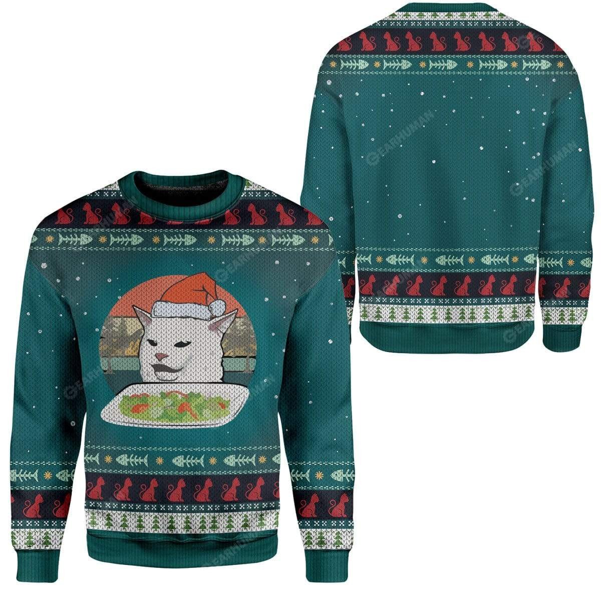Cat Custom Sweater Apparel Dolerstore Ugly Sweater 1