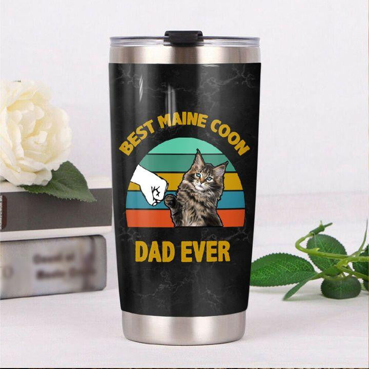 Cat Dad Ever Stainless Steel Tumbler