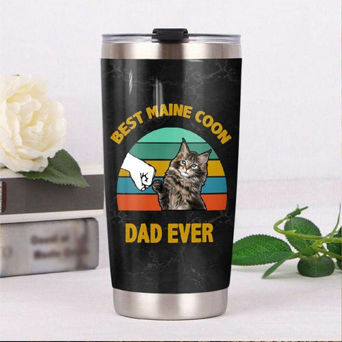 Cat Dad Ever Stainless Steel Tumbler