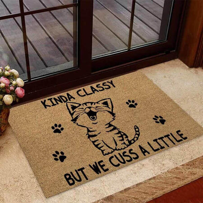 Cat Easy Clean Welcome DoorMat