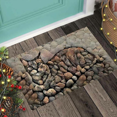Cat In The Rock Easy Clean Welcome DoorMat