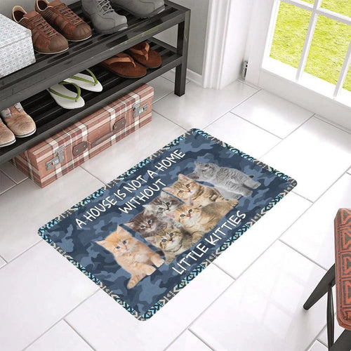 Cat Rubber Easy Clean Welcome DoorMat