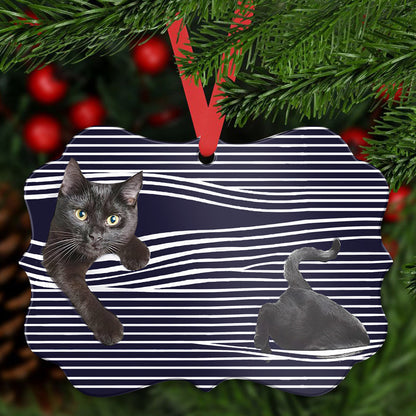 Cat They Are Black Cat Horizontal Ornament 1
