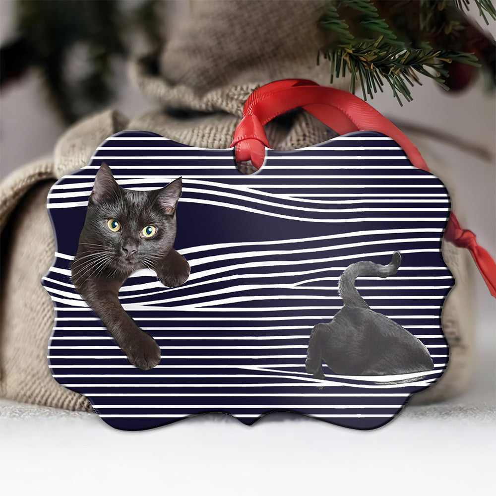 Cat They Are Black Cat Horizontal Ornament 2