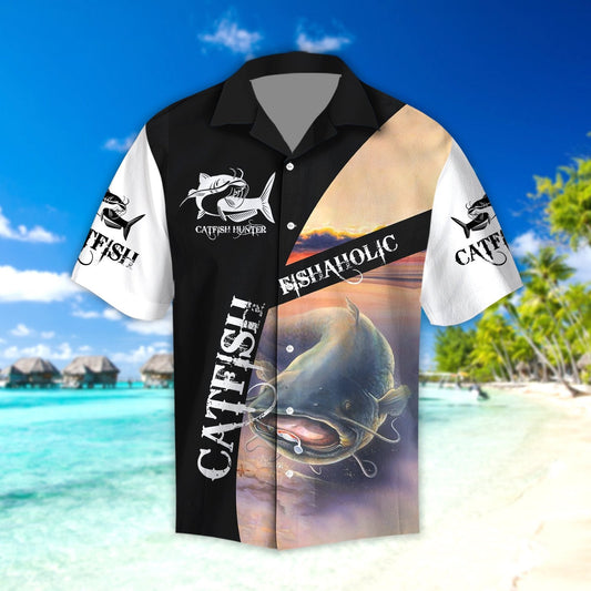 Catfish Fishaholic Fishing Hawaiian Shirt