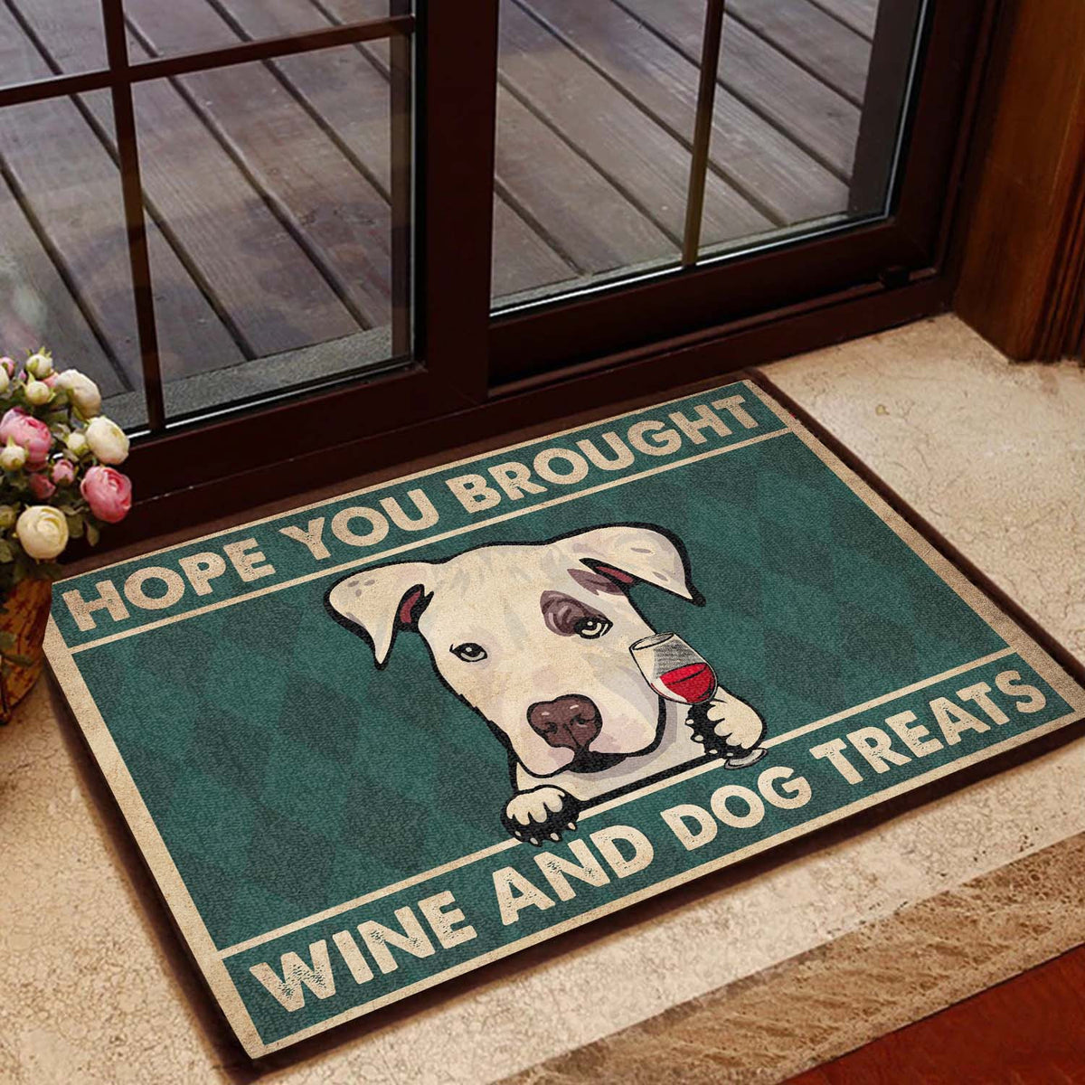 Cats Welcome People Tolerated Coir Pattern Doormat 2