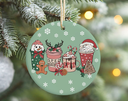 Christmas Special Education Teacher Ornament