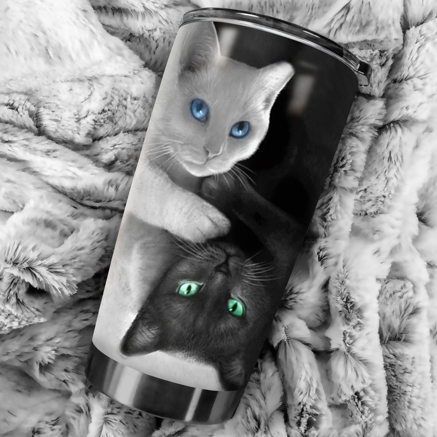Cute Cat Stainless Steel Tumbler