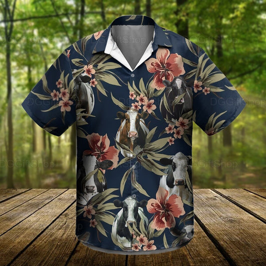 Dairy Cattle Hawaiian Shirt
