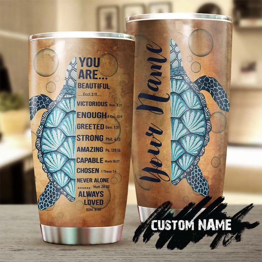 Faith You Are Always Loved Strong Personalized Tumbler
