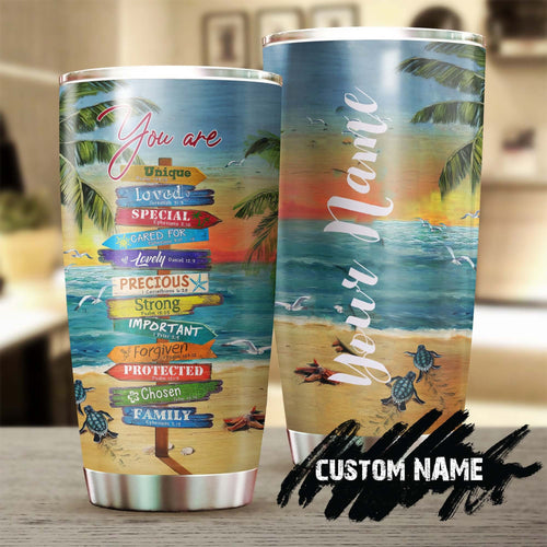 Faith You Are Chosen Protected Personalized Tumbler