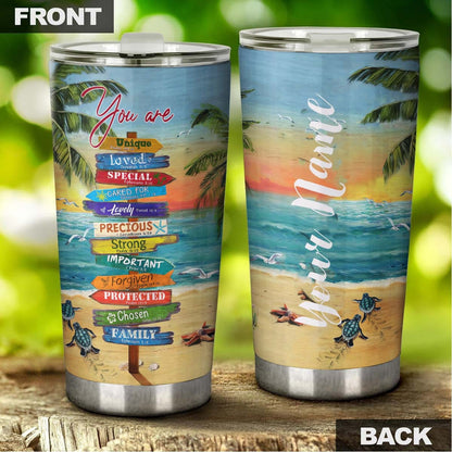 Faith You Are Chosen Protected Personalized Tumbler 1