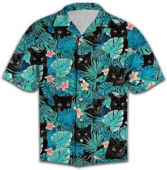 Generic Black Cat Hawaiian Shirt