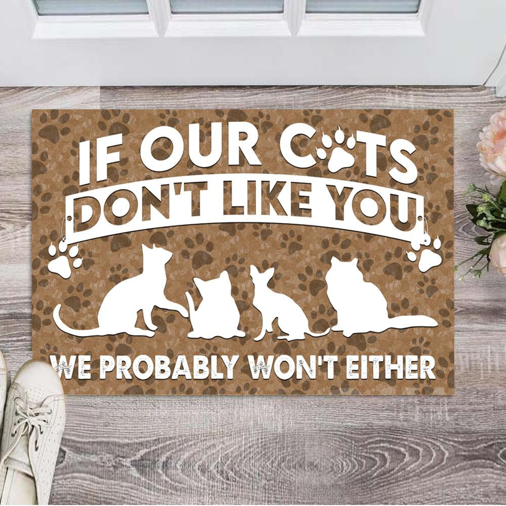 If Our Cats Dont Like You DoorMat