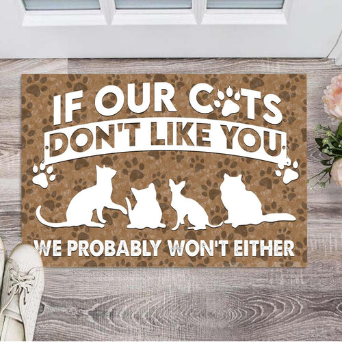 If Our Cats Dont Like You DoorMat