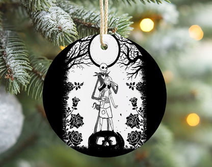 Jack and Sally Couple Disney Vacation Gift Ornament 1