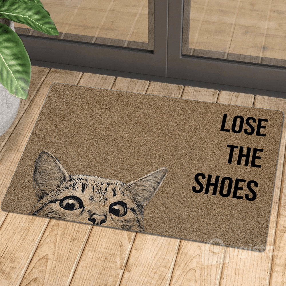 Lose The Shoes Cat All Over Printing Doormat