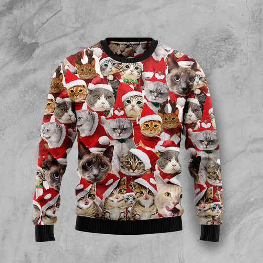 Lovely Cats Xmas Ugly Christmas Sweater