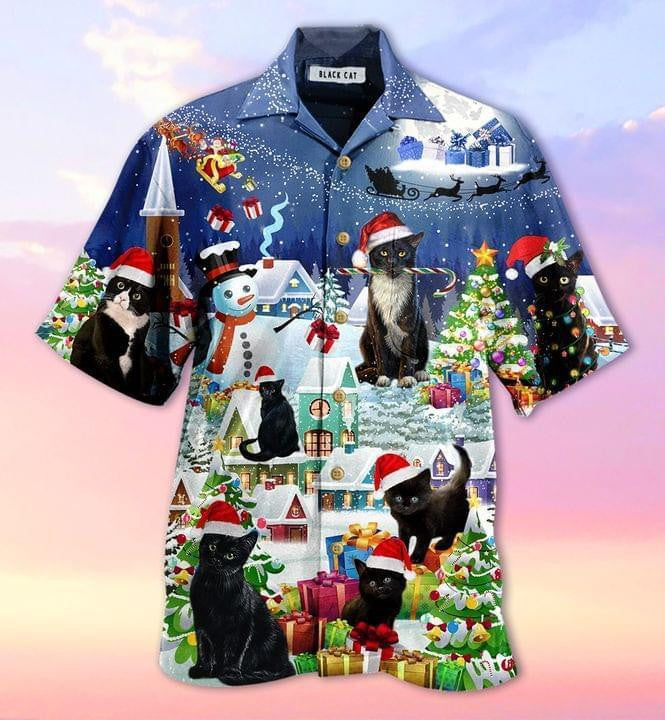 Merry Catmas Hawaiian Shirt