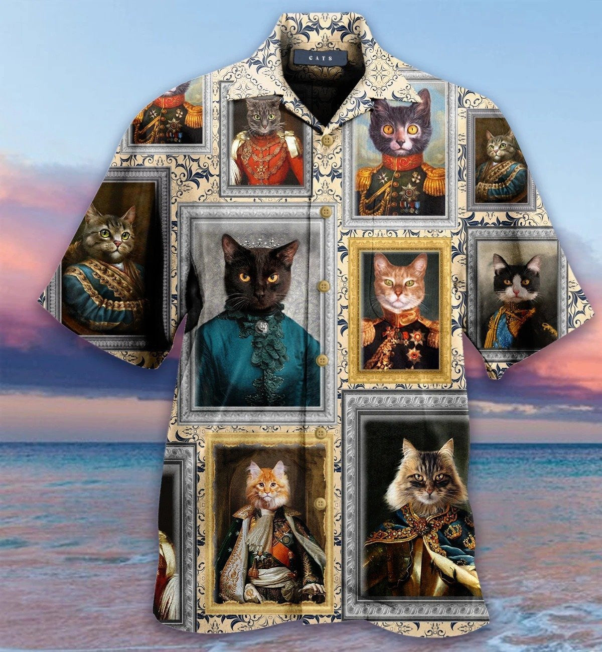 Noble Cat Aristocrat Hawaiian Shirt 1