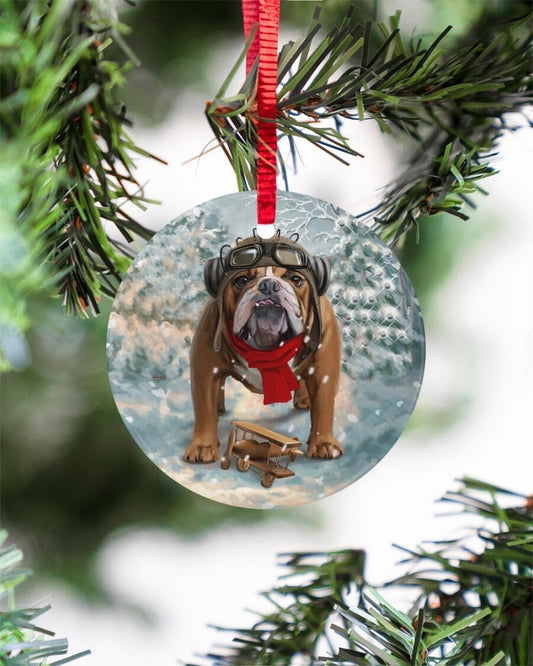 PetBullDog Dog Ceramic Ornament