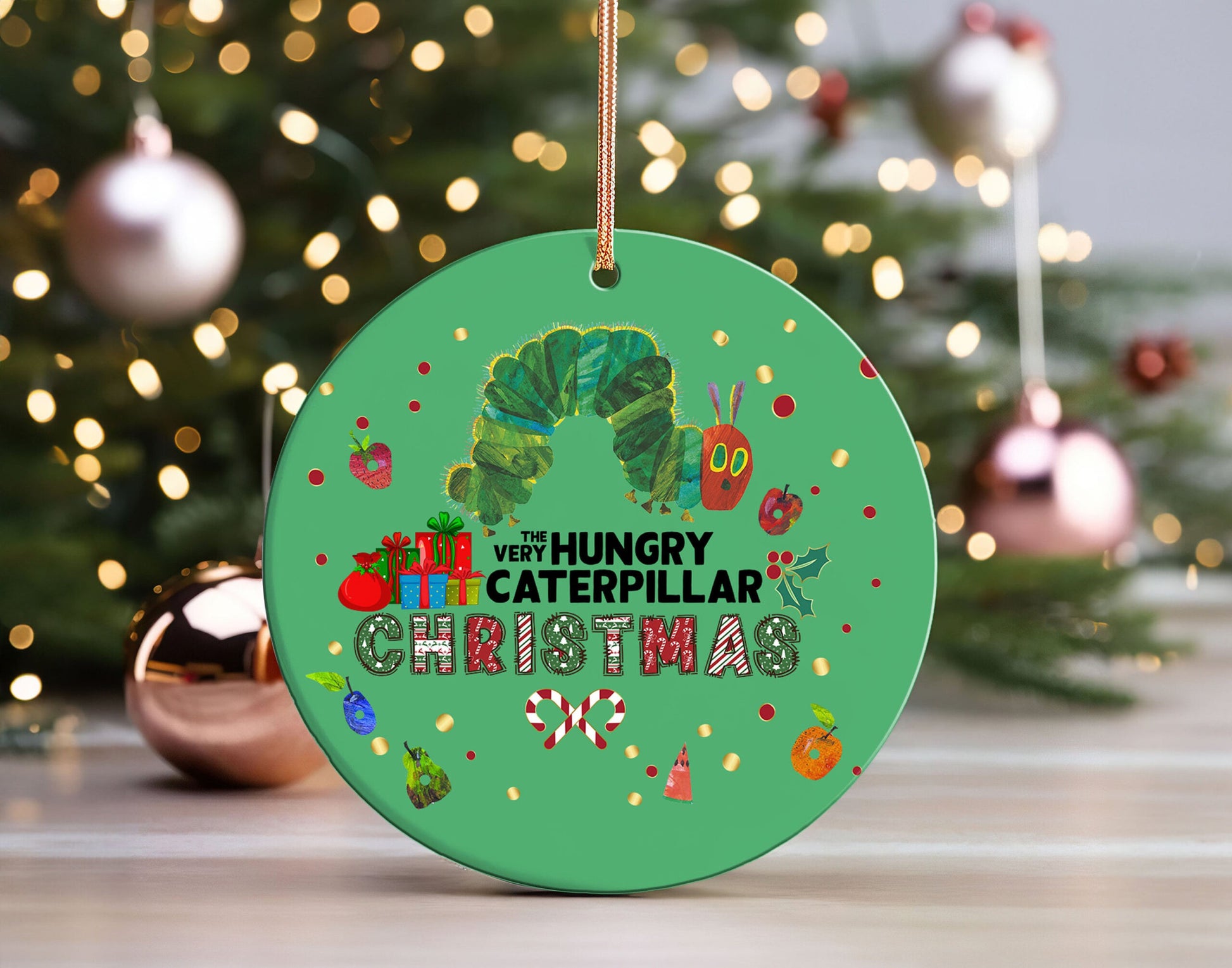 The Very Hungry Caterpillar Ceramic Ornament