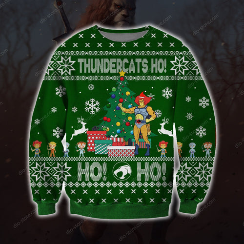 Thundercats Ho Knitting Pattern 3D Print Ugly Sweater