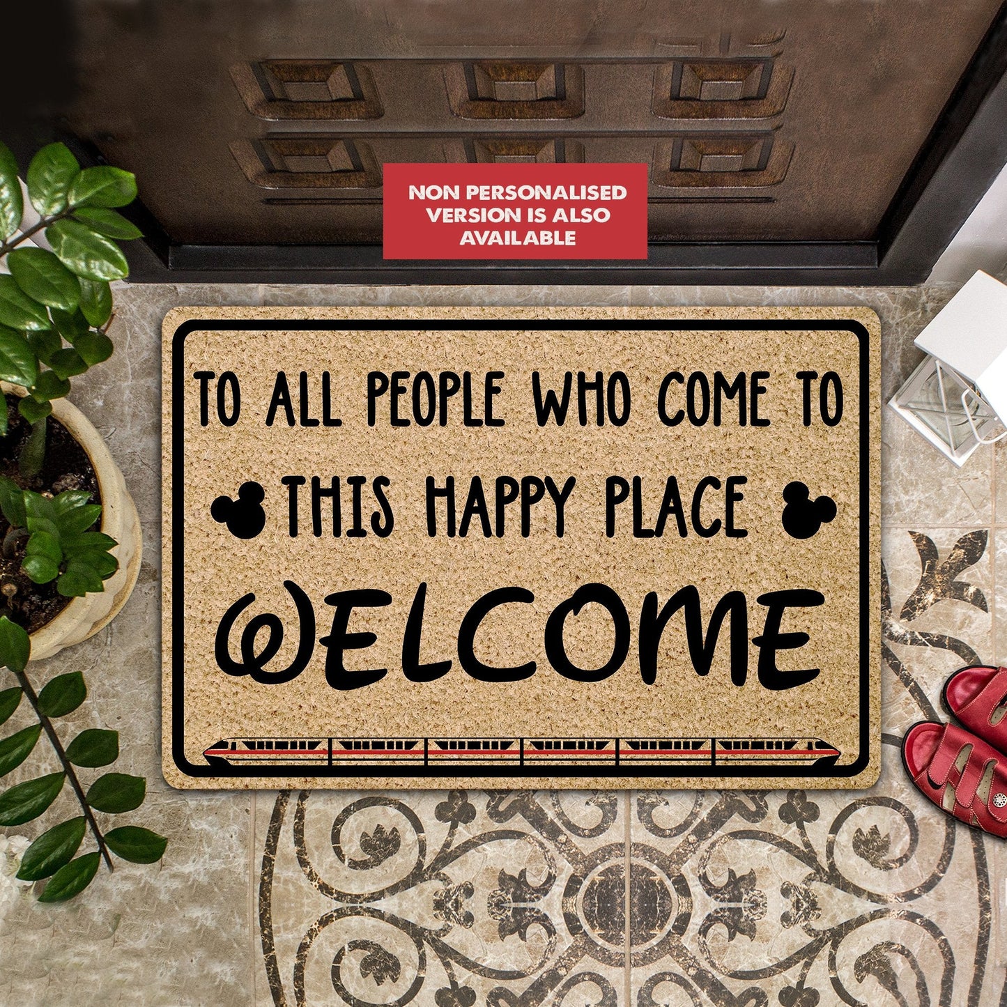 Welcome Cat Lovers Weirdos Doormat