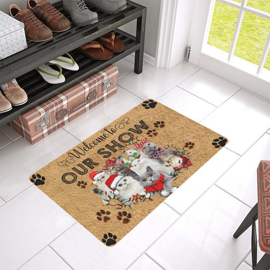 Welcome To Our Show Cat DoorMat