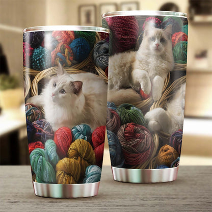 Yarn And Cat Tumbler