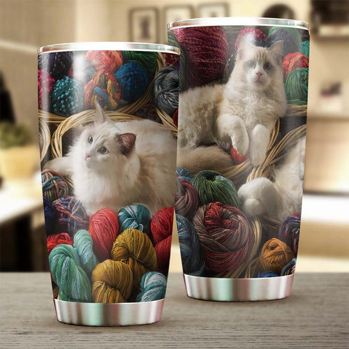 Yarn And Cat Tumbler